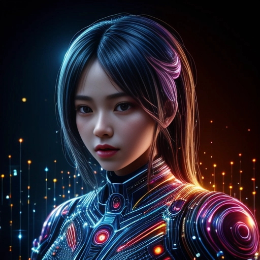 Pao mise en page internet vidéo illustration 3d serveur IA générative AI freelance paris studio de création magazines F2MUXOB0